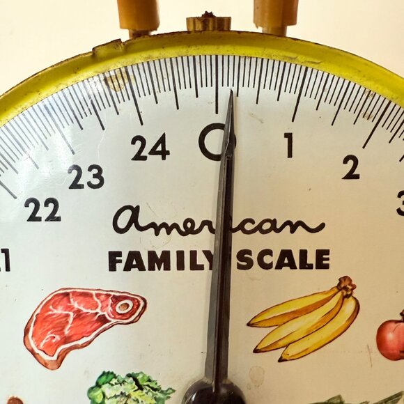 VTG American Family Kitchen Scale Retro Farmhouse Decor Rustic Charm Functional - Picture 15 of 16